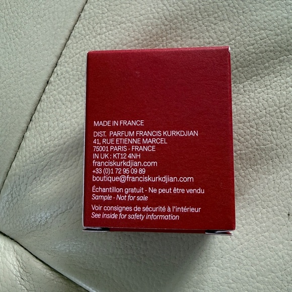 MFK Maison Francis Kurkdjian Baccarat Rouge 540 Extrait de Perfum Candle 1oz/30g - Picture 5 of 6